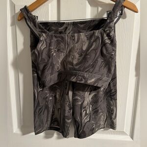 Abercrombie and Fitch sports bra and bike short set